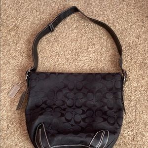 Black Coach shoulder bag